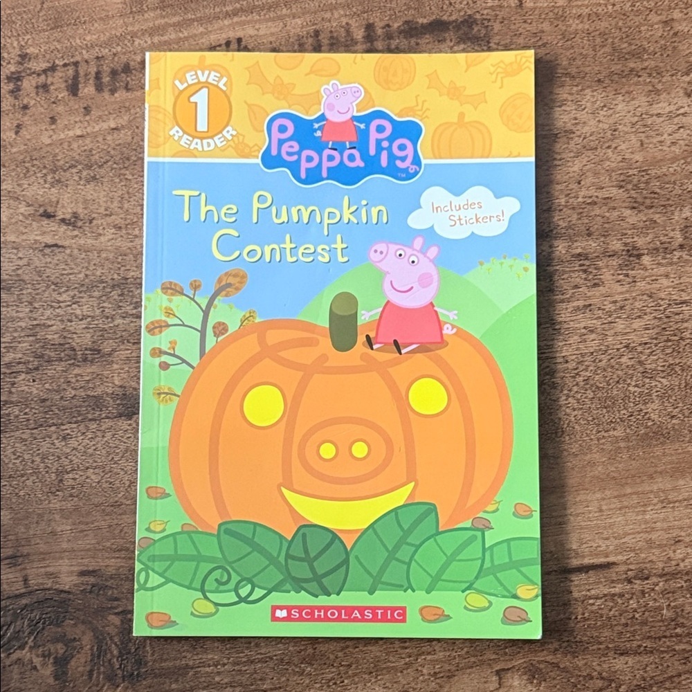 Scholastic Peppa Pig Pumpkin Contest Book with Stickers